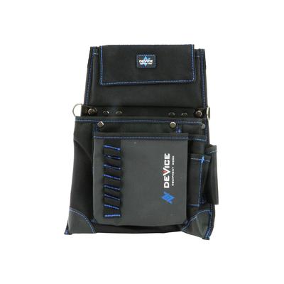 Bolsa para HERRAMIENTAS SK11 con saco interior y bolsillo abatible Negro Multicintura DVC-S12