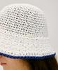 DEPOUND Line Point Knit Bucket Hat [White]