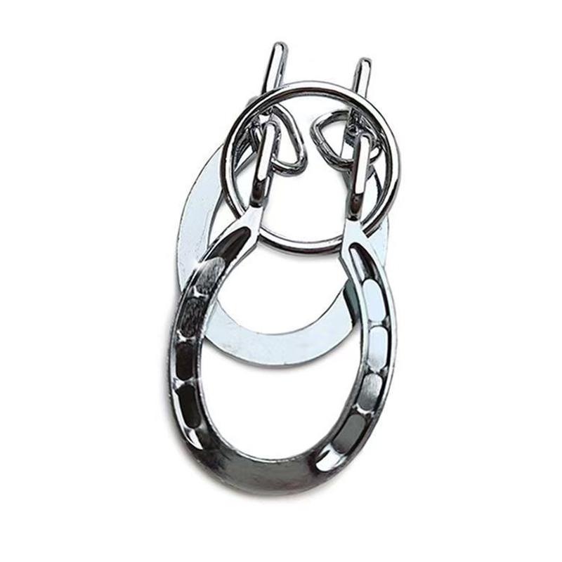 Magic IQ Metal Horseshoe Cast Brain Teaser Puzzle Disentanglement Juggling Tricks Educational Toys For Kids Boys Girls