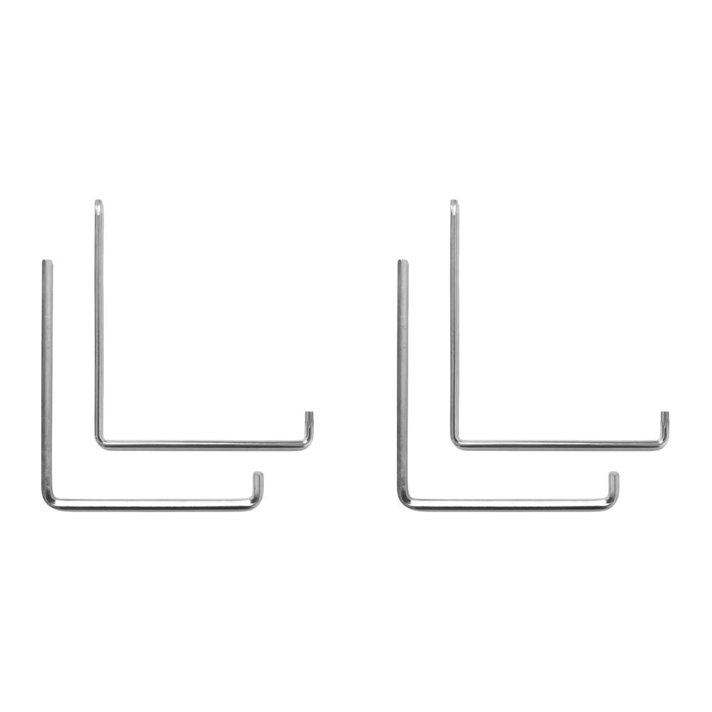 2/4/6Pcs Curved Inside Hexagonal Wrench 4mm Window Adjustment Tool Bicycle Adjustment Wrench for Versatile Fitting Adjustment