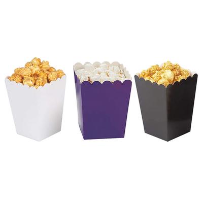 10 Pcs Popcorn Snack Box Disposable Snack Containers Paper Chicken Box