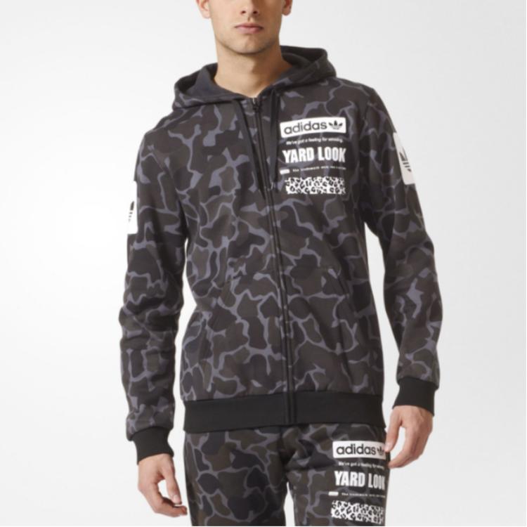 Men's Adidas Originals Trefoil Jackets & Coats Men's Black