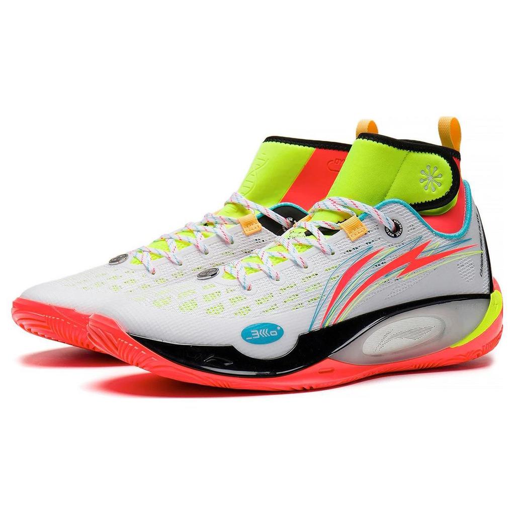 Li-Ning Wade 808 2 Ultra V2 Energy Men Sneakers White Neon