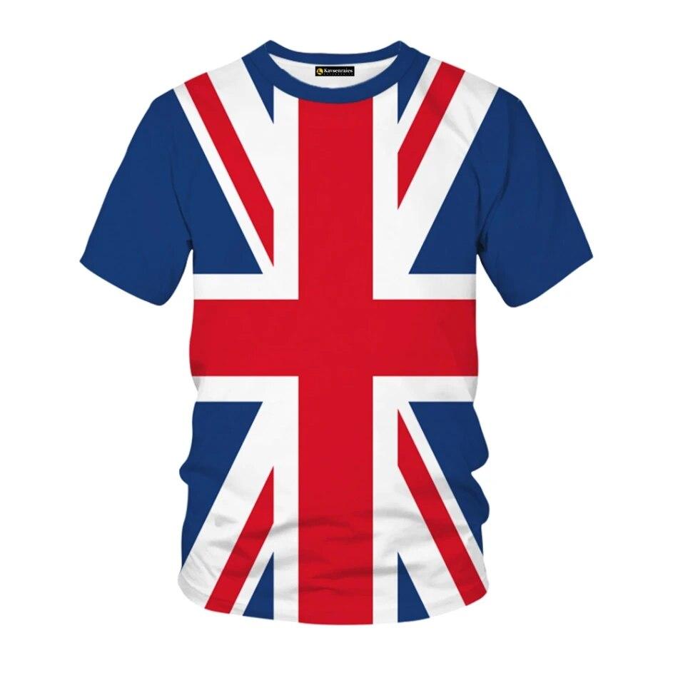 Národní znak Espana 3D tisk Léto Pánské tričko s výstřihem do O Neformální trička s krátkým rukávem Nadměrná trička Móda Trička Pánské Oblečení