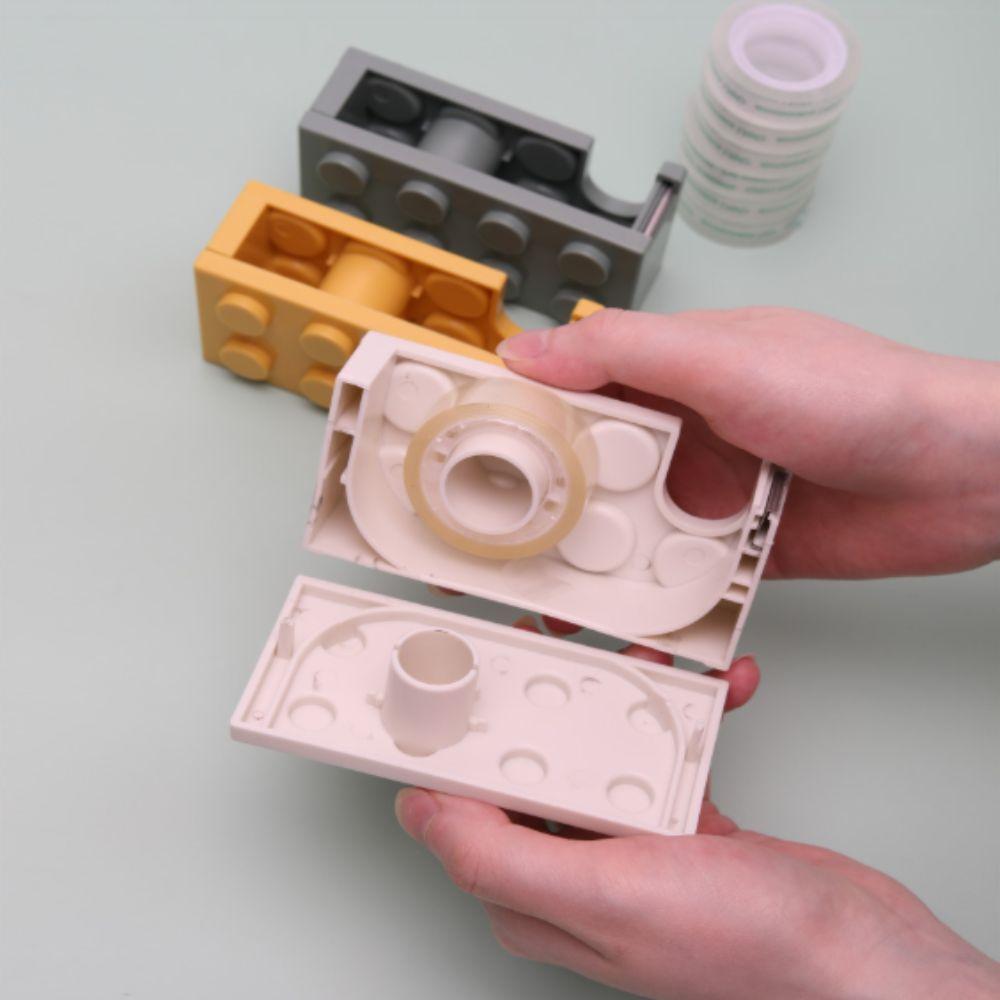Multi Colors Tape Dispenser Small Size Desktop Tape Holder Refillable Tape Cutter Thing Wrapping