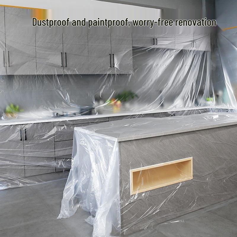 Pogrubiony Pyłoszczelny Pokrowiec Ochronny na Mebel do Malowania i Dekorowania