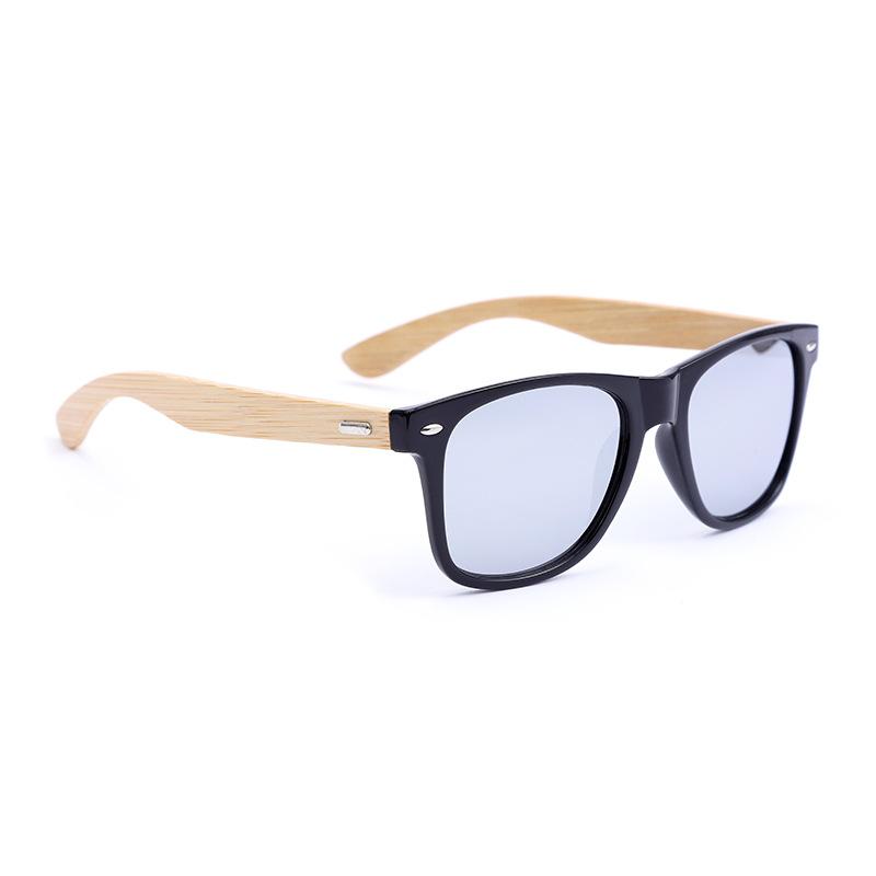 Trendy Color Changing Bamboo Wood Sunglasses Outdoor Travel Fishing Riding Sunscreen Sunglasses Wooden Frame