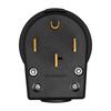 Heavy Duty 50Amp 125/250V 4 Poles Electrical Plug NEMA 14 50P PD1450PA For Commercial Dryers