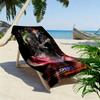 Rhythm: Johnny's Electric Night Beach Towel Beach Beach Towel for Vacation Photos Absorbent Bath Towel Quick-drying Swim Towel Seaside