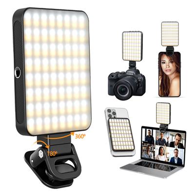 Luz de Preenchimento LED Portátil Mini Luzes de Selfie Para Telefone iPad Laptop Câmera de Vídeo Vlog Transmissão ao Vivo Lâmpada de Fotografia Recarregável