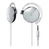 Audio-Technica ATH-EQ300M Silver Ear Fit On-Ear Headphones Comfortable Ear-Hook Design for Clear Sound