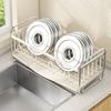 Convenient Storage Rack Multifunctional Cutting Board Organizer Cutlery Storage Basket  Household