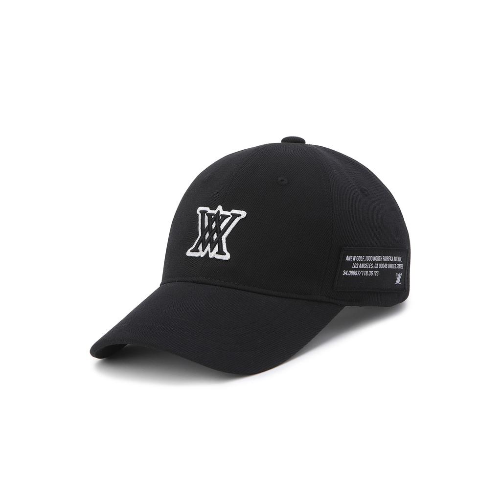 ANEW GOLF Uni Cotton Ballcap_Bk