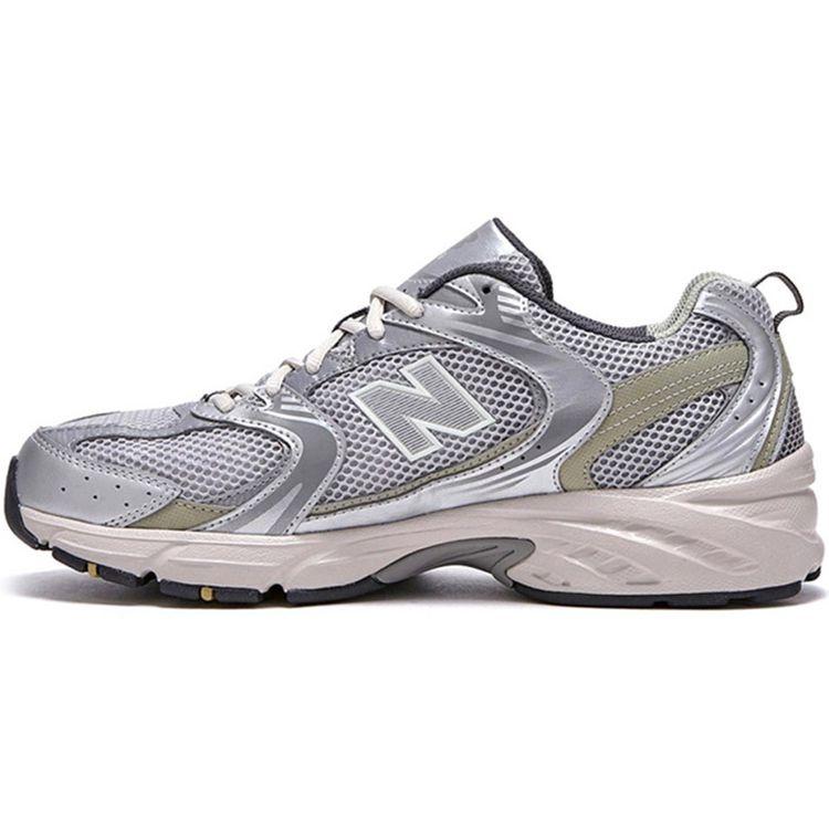 

Кроссовки унисекс New Balance 530 Silver Khaki белые MR530KMW EU 37.5