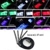 DC12V LED Car Atmosphere Lights Foot Light Lighter Remote Control RGB Interior Decorative Lamp Strip