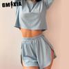 GMXIA Casual Women's Pajamas Comfortable Sexy Shorts Loungewear Set Can Be Worn Outdoors
