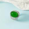 925 Sterling Silver Plated Sun Moon Sunflower Heart Rings for Women Original Flower Wedding Crystal Luxury Jewelry R5375