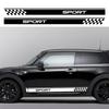 Car Racing Side Body Vinyl Trim Graphic Sticker Decal for MINI Cooper S One JCW F55 F56 F60 R55 R56 R60 Car Exterior Accessories