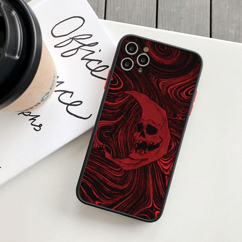Fashin Skeleton Skull Phone Case For iPhone 16 15 12 13 Mini 11 14 Plus Pro MAX 7 8 Plus SE 2020 XR X XS Shockproof Back Cover