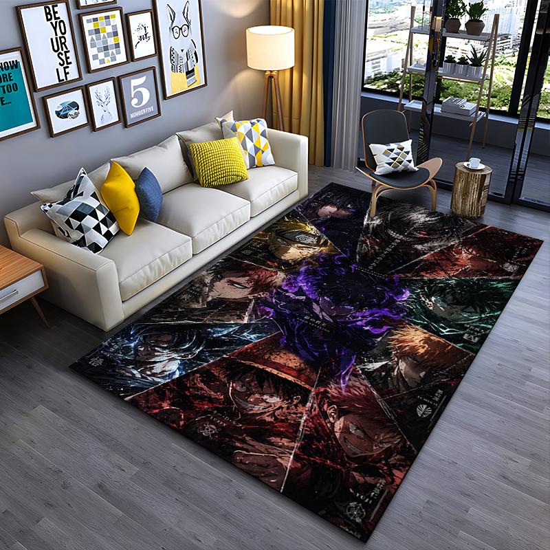 Anime Character Design Carpet with Vibrant Colors for Living Room Decor Suitable for use as an anti-slip for living room bedroom sofas 40x60cm( 15x23in )