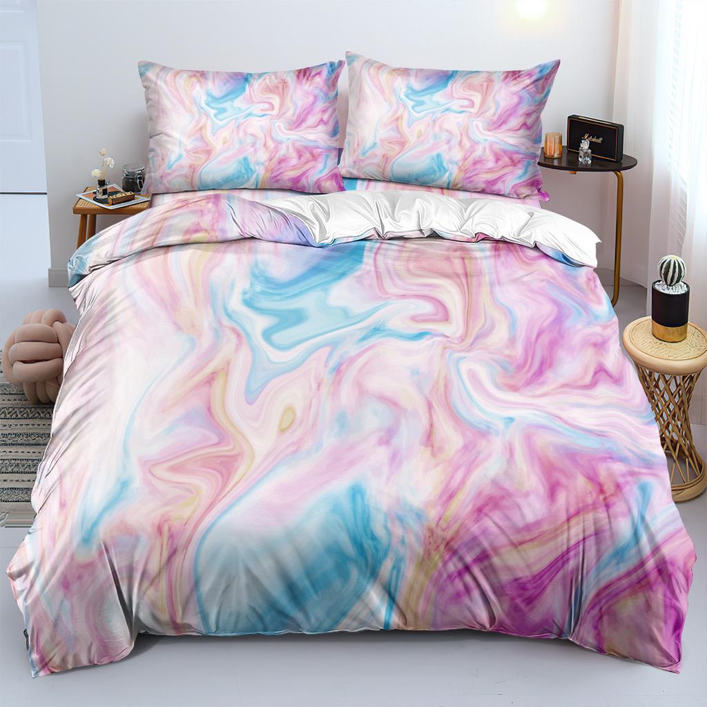 Dream Gilt Bedding Three-Piece Set 90-120G Abrasive Cloth 3D Digital Printing