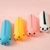 1Pc Silicone Pencil Case Cute Piggy Panda Tiger Soft Pen Container Creative Ruler Holder Stationery Box Children Gifts Pouch Bag Quality