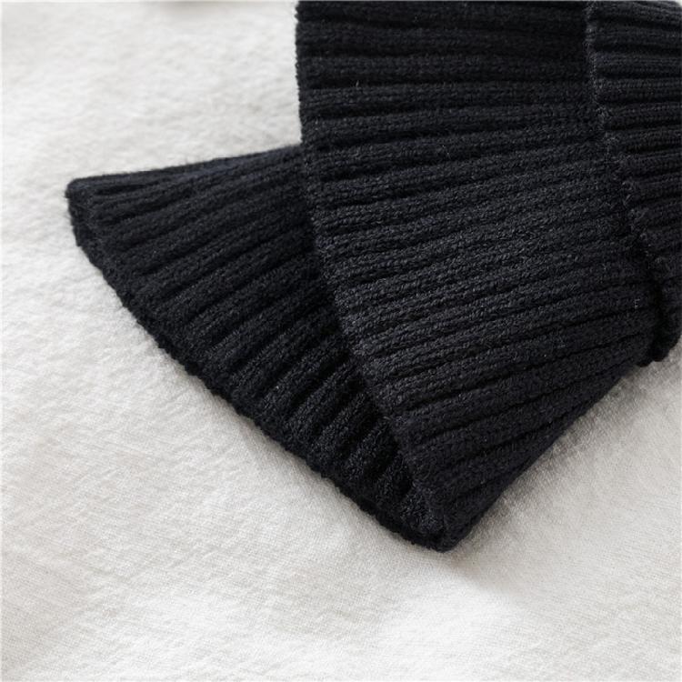 Elegant Knitted Winter Scarf Casual Office Neckerchief Travel Friendly Scarves for Outdoor Use