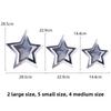 Christmas Holiday Scene Decorations Mini Snowflake Tree Star Festive Hanging Ornament