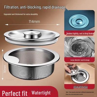 Kitchen Sink Strainer & Stopper Set