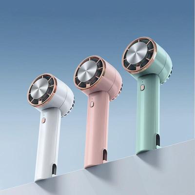 Ventilador de Mano Portátil con Modo de Refrigeración, Ventilador de Mano de Viento Frío de 3 Velocidades, Ventilador USB Recargable con Batería de 2000mAh