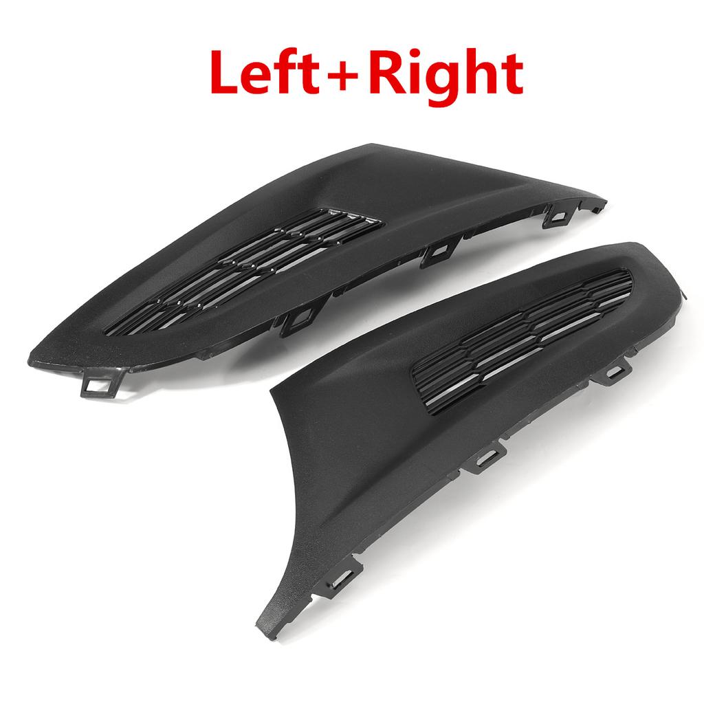 Car Front Bumper Lower Side Fog Light Grill Grille Panel Cover Trim Cap For VW For Polo 6R MK5 2009-2014 6R0853666C 6R0853665C