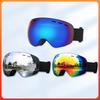 Unisex Frameless Ski Goggles 2026 Double Lens Anti-Fog Windproof Snow Sports Eyewear Adults