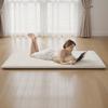 Japanese Tatami Mat, Queen Size Foldable Japanese Tatami Mattress, Futon Mattress with Storage Bag & Fastener, 9-Layer Floor Mat for Sleeping, Dorm,