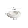 Pure White Ceramic Water Wave Pattern Thick Soup Plate Dessert Plate Sushi Dish Restaurant Molecular Cuisine Specialty Tableware