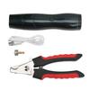 Pet Nail Grinder Set Pet 60dB Low Noise USB Rechargeable 3 Speed Nail Polisher Kit for Dogs Cats Rabbits Birds