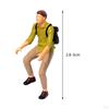 1/64 Scale People Figurines Miniature Bicycle Model DIY Diorama Table Decoration