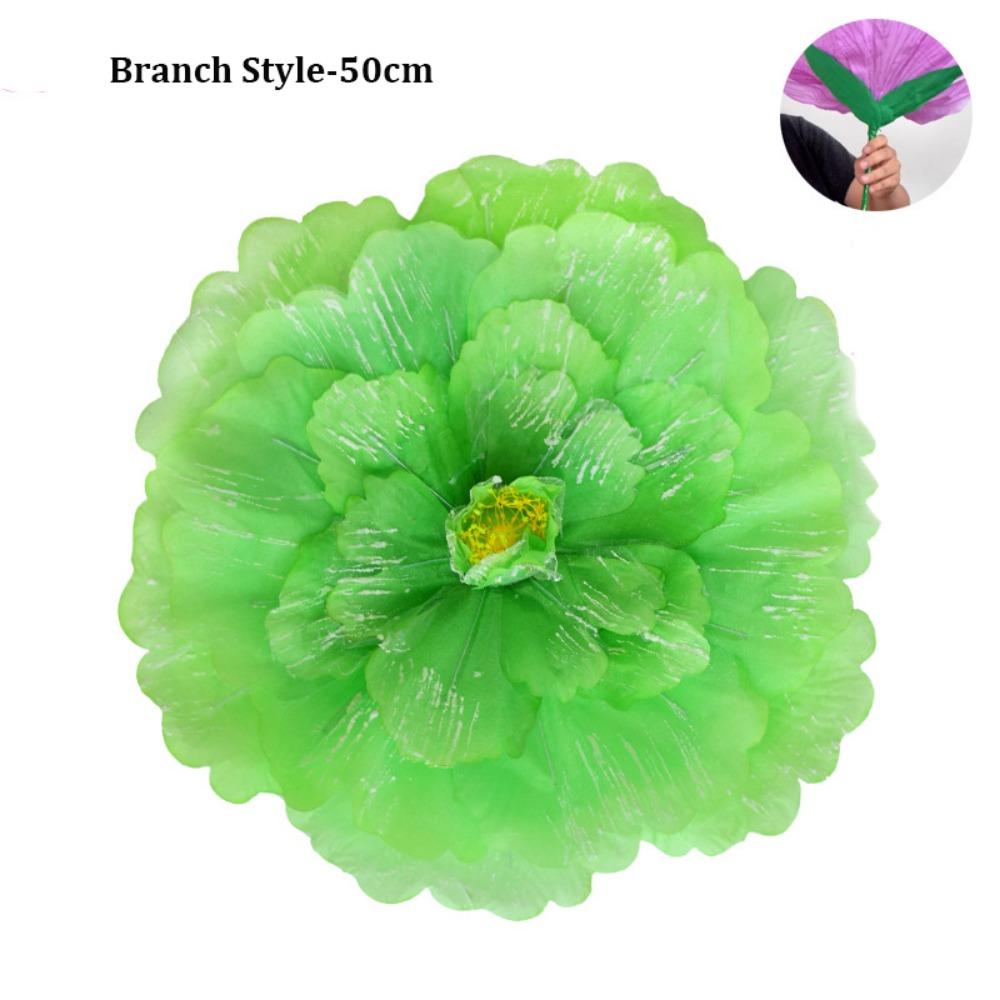 17/20/30/40/50cm Pfingstrosenblumen-Tanz-Requisiten Stoff Kreative Aufführung Kindergarten-Tanzaufführung Bunt