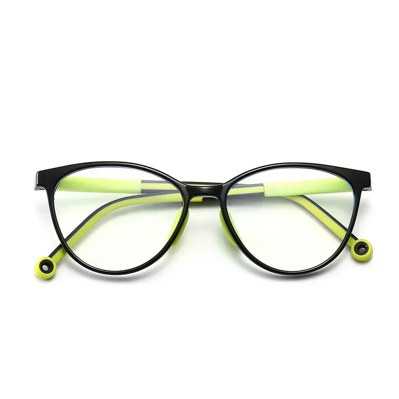 Blue Light Blocking Glasses for Kids Computer Glasses TR90 Frame Clear Lens Girl Boy Video Gaming Children Safety Eyewear