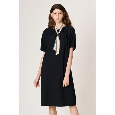Pintuck Scarf Dress B3f7o607
