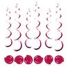 Christmas Hanging Swirl Ornaments for Tree and Ceiling Decorations