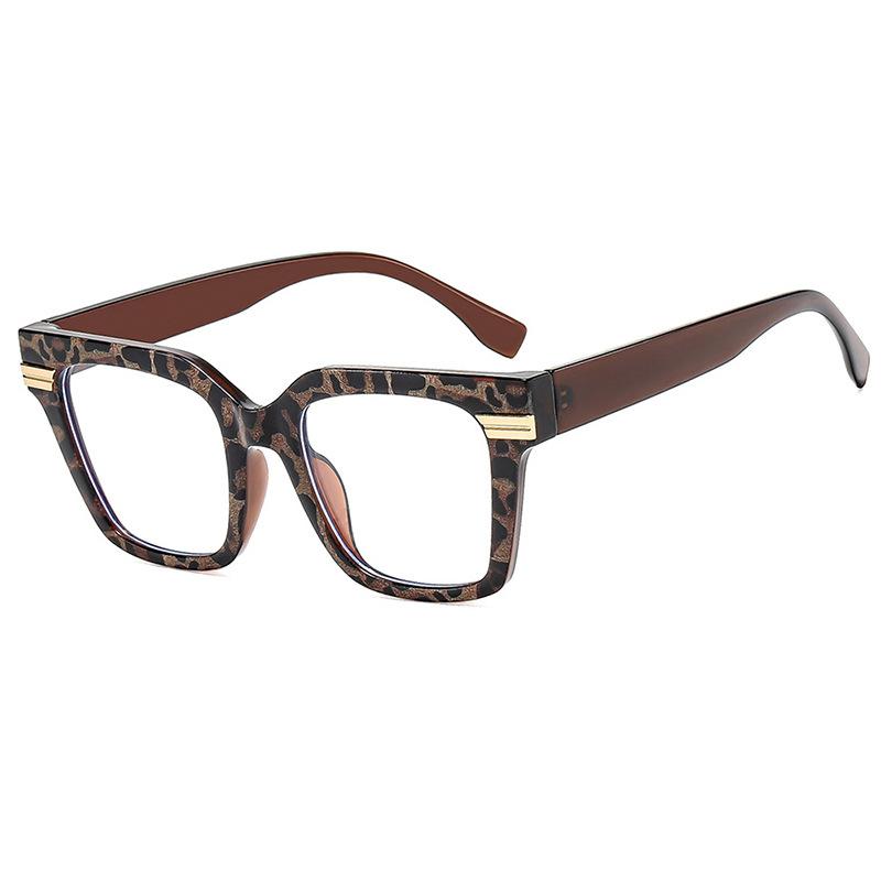 Thick Frame Oversized Square Reading Glasses Women Men Blue Light Protection Big Black Eyeglasses Transparent Computer Glasses