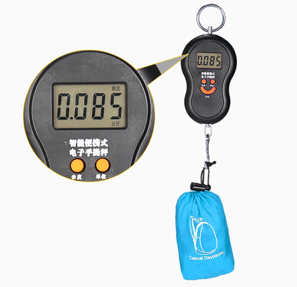 Folding Backpack Waterproof Polyester and Breathable Shoulder Strap Light Portable Travel Bag