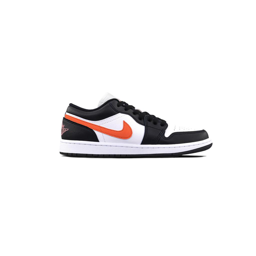 Jordan Air Jordan 1 Vintage Basketball Shoes Unisex Low Top Black/Orange 553558-146(Team766-)