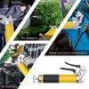 6000PSI-7000PSI Manual Grip Grease Gun Alloy Quick Release Grease Gun Set Manual 400CC Grip Grease Gun with Flexible Hose