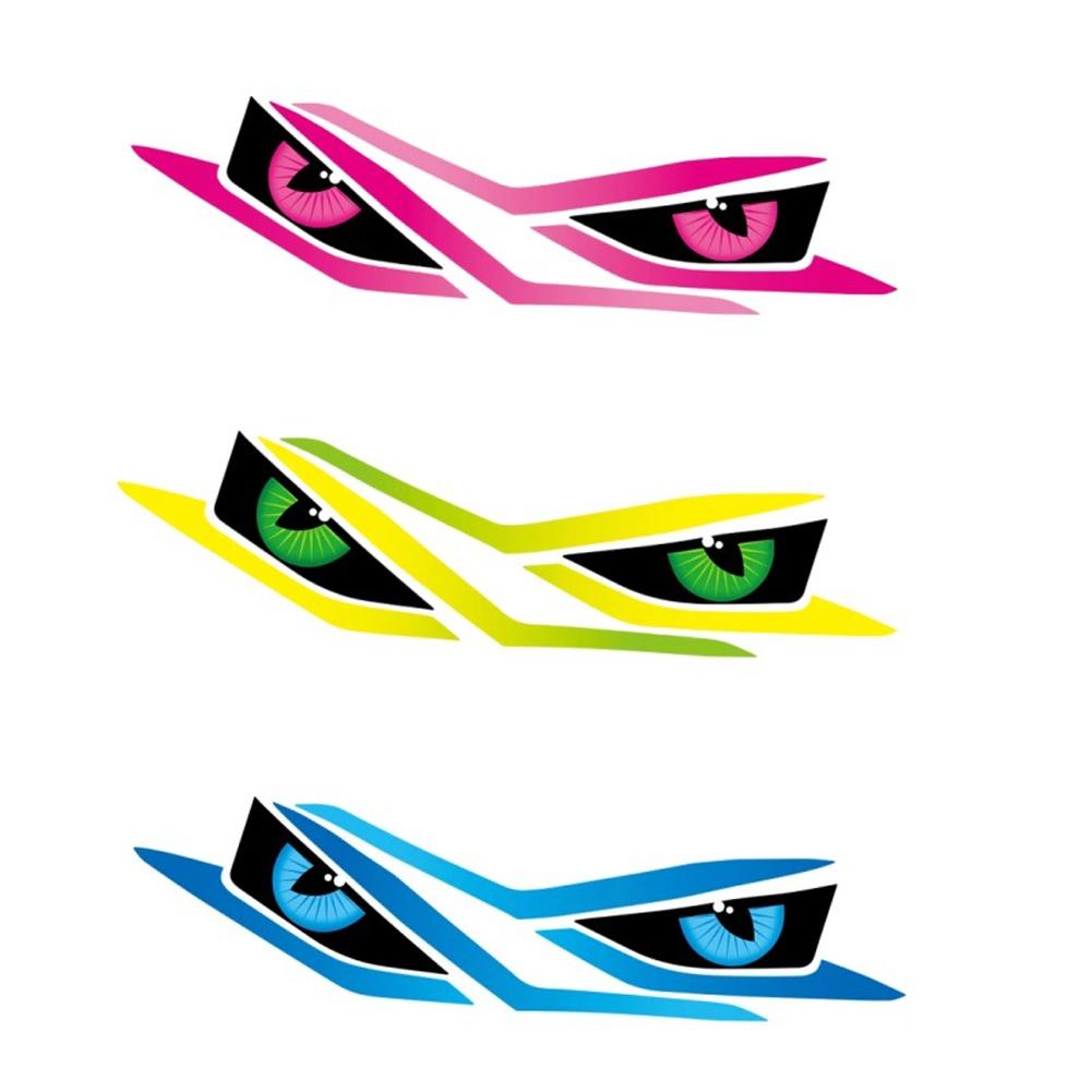 Paar Motorrad-Scheinwerferaufkleber Moto Head Light Eyes Tint Dekoratives Zubehör Transparente Aufkleber für Honda PCX160 PCX 160