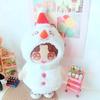 Niannyyhouse Cotton Doll Clothes - 20cm Doll Clothes - Hat + Jacket + Scarf - 3-Piece Set - Christmas Outfit - Dress Up - Christmas Snowman Outfit -