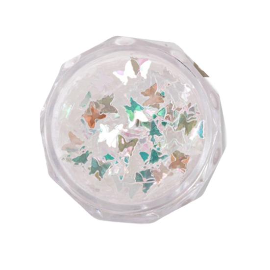 1 Box Nail Ornament Multipurpose Decorative Sufficient Quantity Stylish Butterfly Love Heart Sequins Manicure Design for Salon