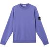 Moletom Masculino de Cor Sólida, Manga Longa, Gola Redonda, Roxo K1S1561000-44S0051-V0047
