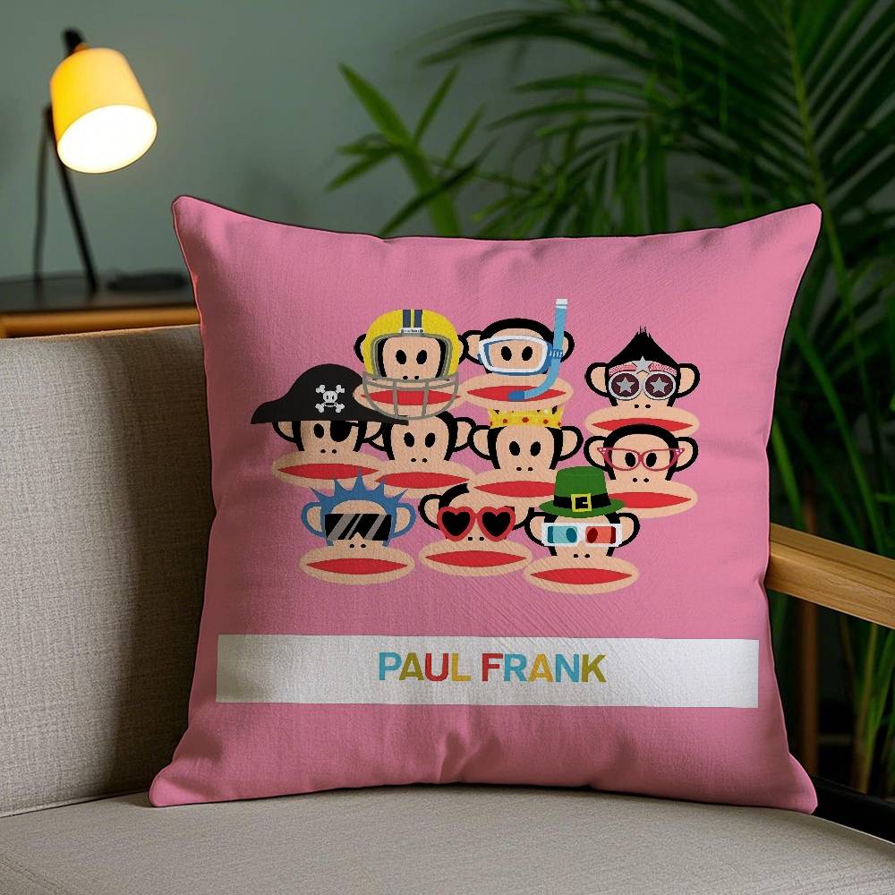 N-New P-Paul F-frank Pillow Case Anti-dustmite Invisible Zipper Sofa Bed