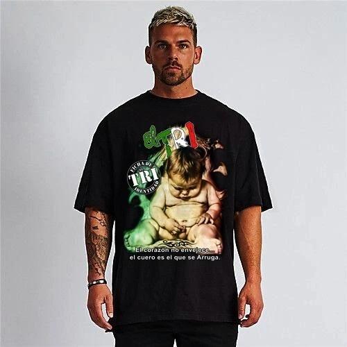 EL TRI DE MEXICO ALEX LORA EL ROCK NUNCA MUERE ESPANOL BLACK T-Shirt L